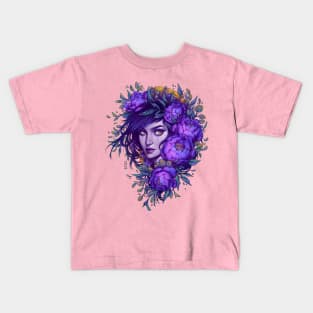 Purple Witch Kids T-Shirt